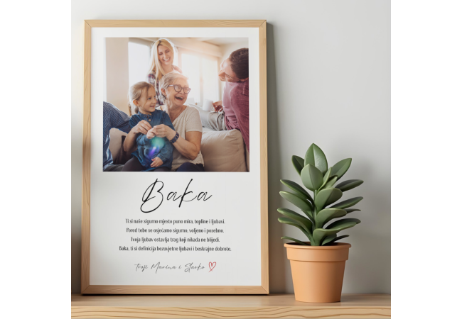 Baka - personalizirani okvir 