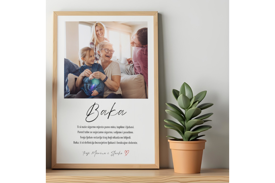 Baka - personalizirani okvir 