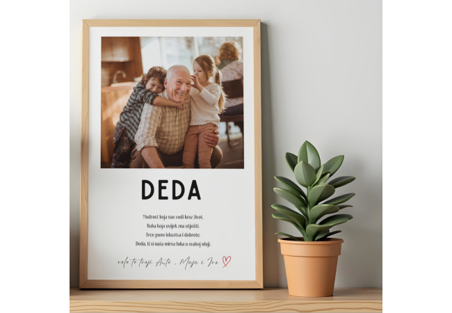 Deda - personalizirani okvir 