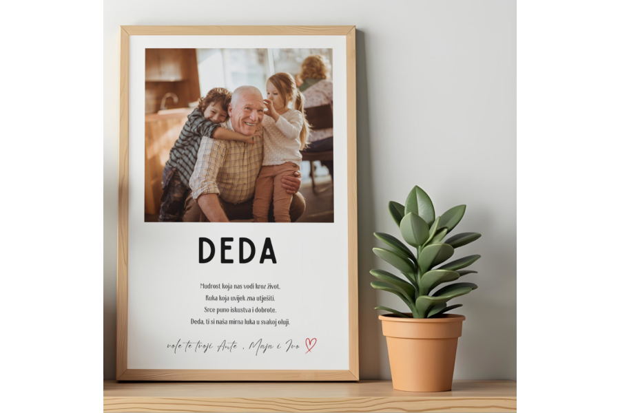 Deda - personalizirani okvir 