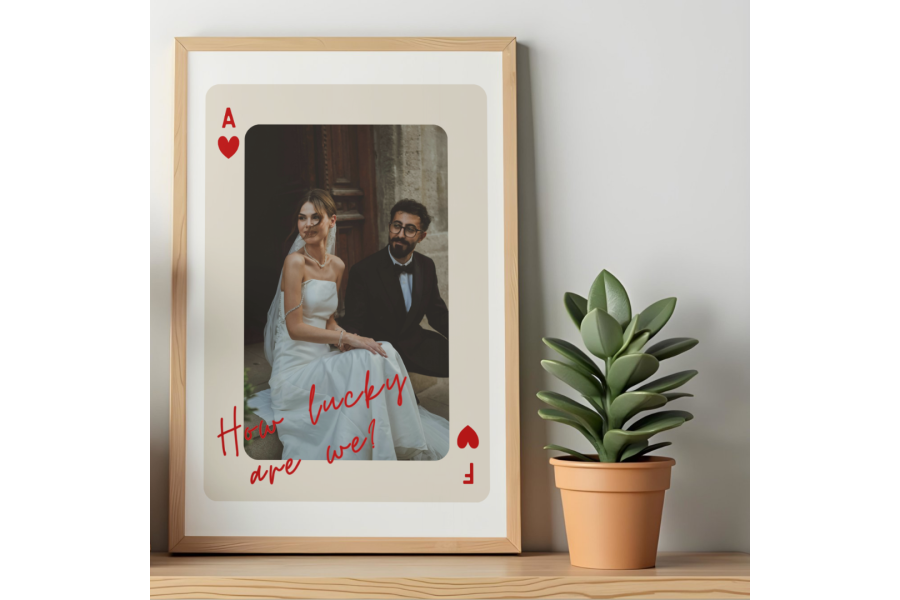 How lucky are we- personalizirani okvir 