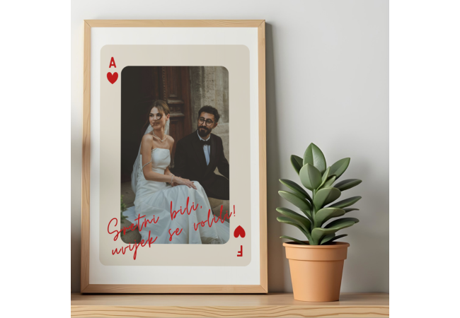 Sretni bili, uvijek se volili- personalizirani okvir 