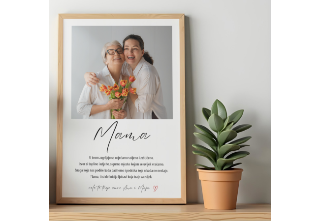 Mama - personalizirani okvir 