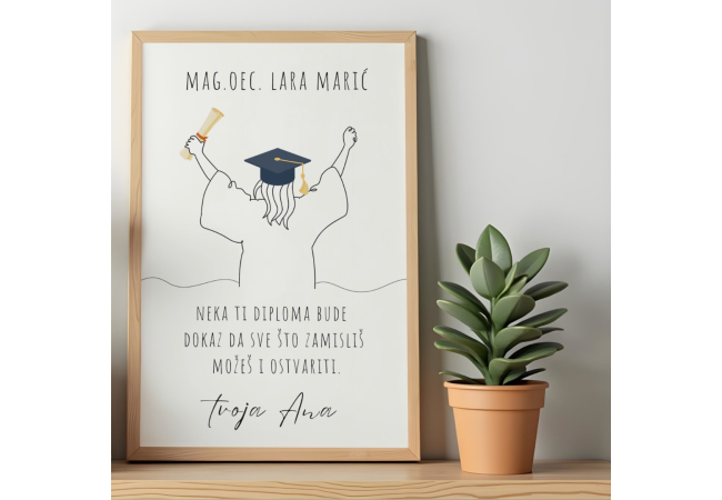 Diploma Ž - personalizirani okvir 
