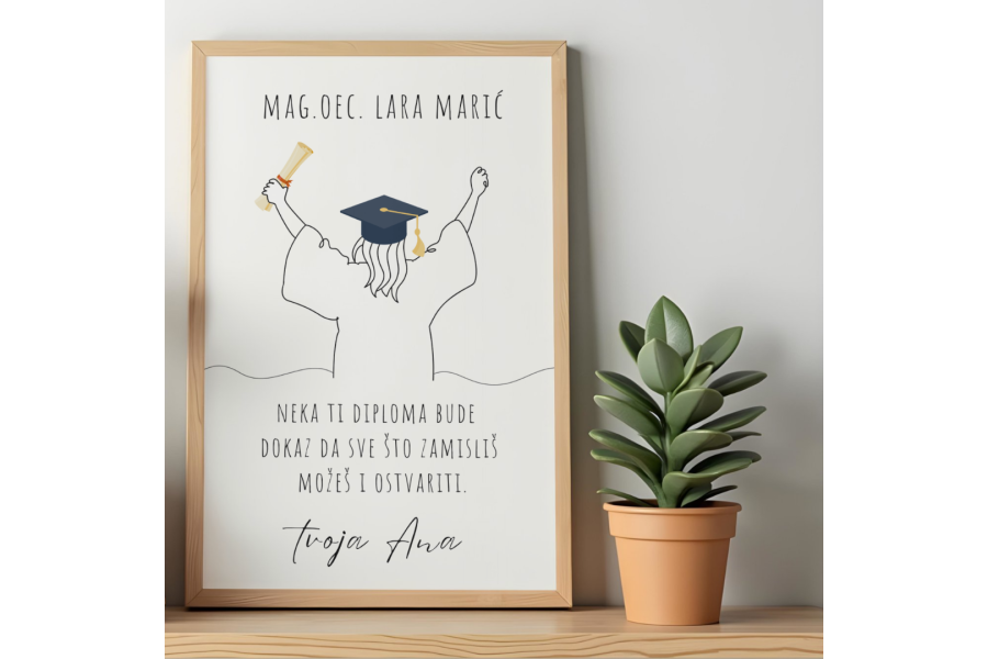Diploma Ž - personalizirani okvir 
