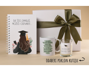 „Diploma“ poklon paket (planer+šalica+svijeća) 