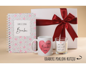 „Samo je jedna baka“ poklon paket (planer+šalica+svijeća) 