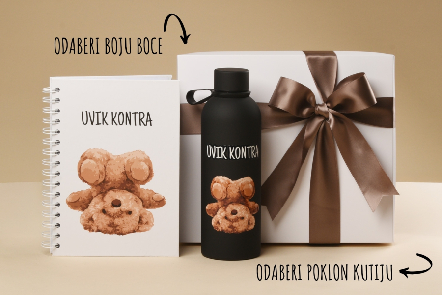 „Teddy uvik kontra" poklon paket (planer+boca) 