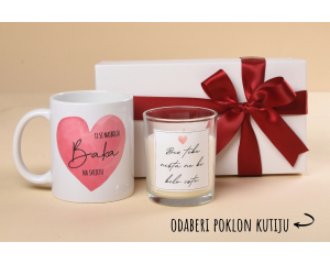 „Baka“ poklon paket (šalica+svijeća) 