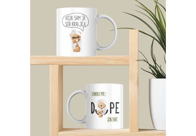 "Teddy kraljica" šalica 