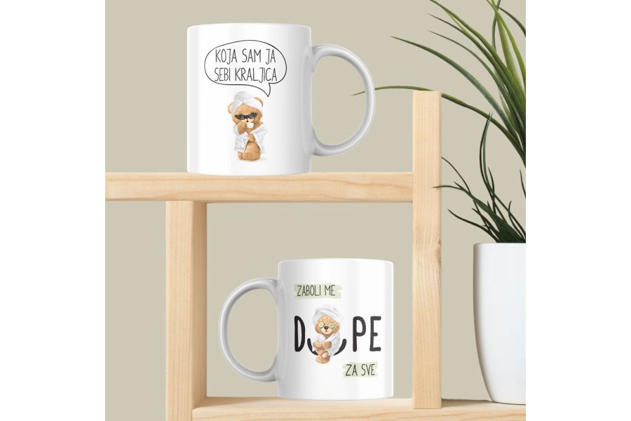 "Teddy kraljica" šalica 