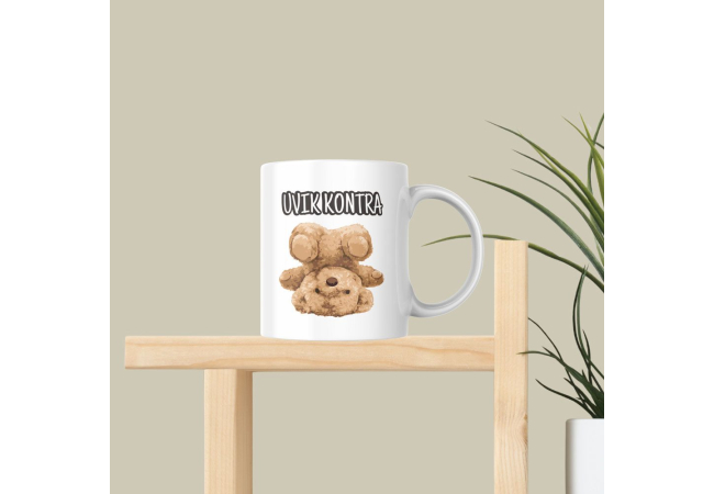 "Teddy uvik kontra" šalica 