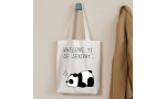 „Panda“ platnena vrećica