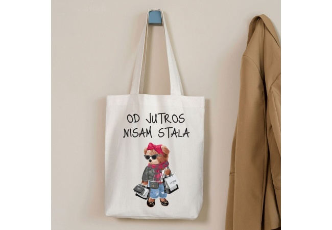 „Teddy od jutros nisam stala“ platnena vrećica